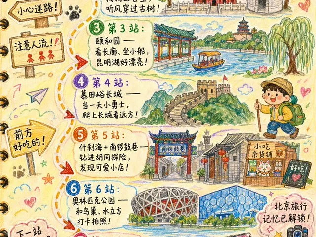 Hand-drawn Travel Journal Illustration preview image 1