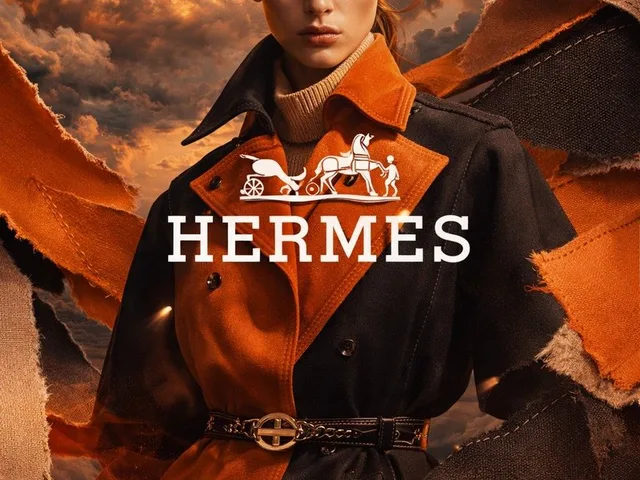 Luxury Trench Fashion Ad preview image 1