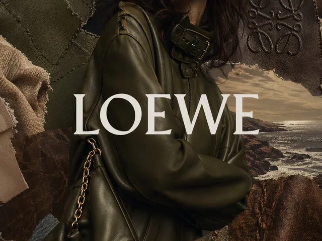 Luxury Leather Fashion Collage Ad preview image 1