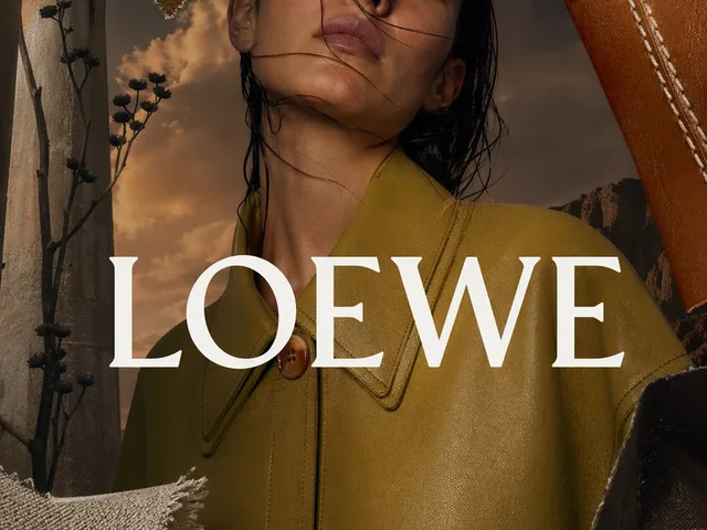 Luxury Leather Fashion Ad Poster preview image 1