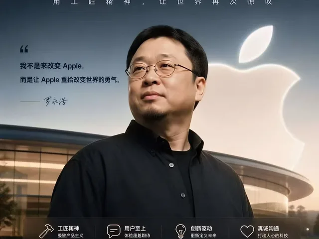 Apple-Style CEO Announcement Poster preview image 1