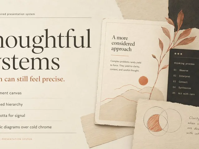 Thoughtful Systems Presentation Cover preview image 1