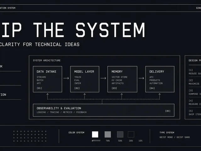 Brutalist Technical System Slide preview image 1