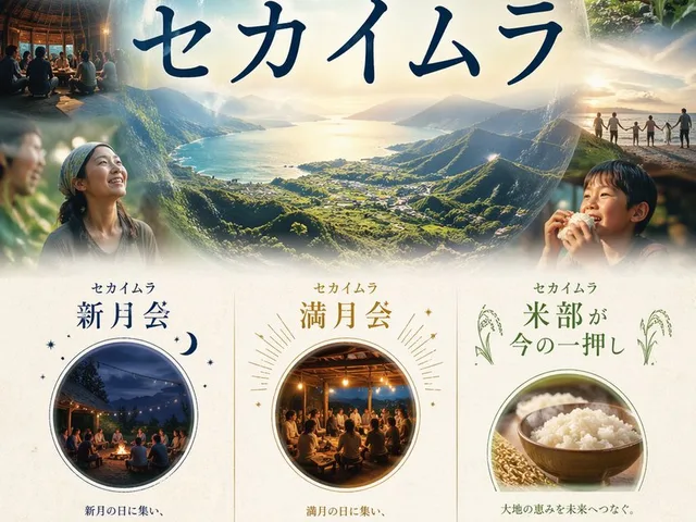 Japanese Eco-Community Promo Poster preview image 1