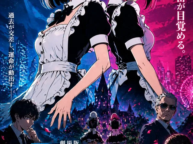 Anime Maid Thriller Movie Poster preview image 1