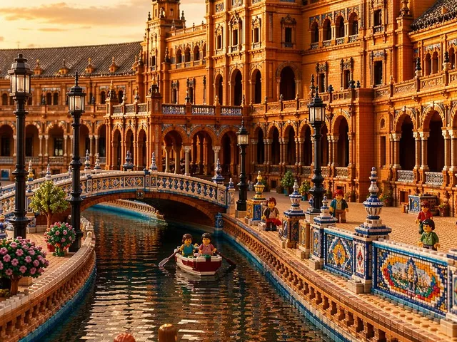 LEGO Plaza de España at Sunset preview image 1