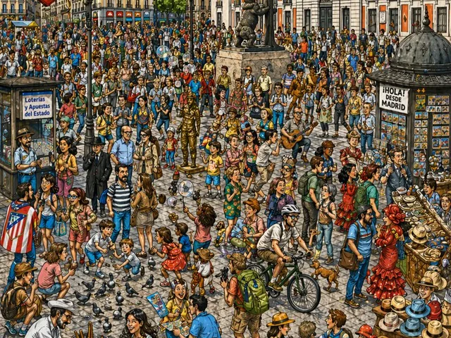 Hidden-Object Madrid Plaza Puzzle preview image 1