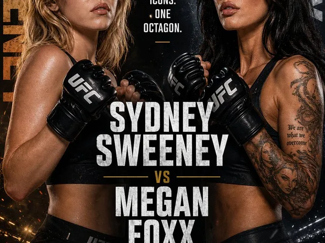 UFC-Style Women's Fight Poster preview image 1