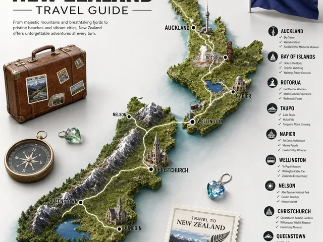 New Zealand Travel Guide Poster preview image 1
