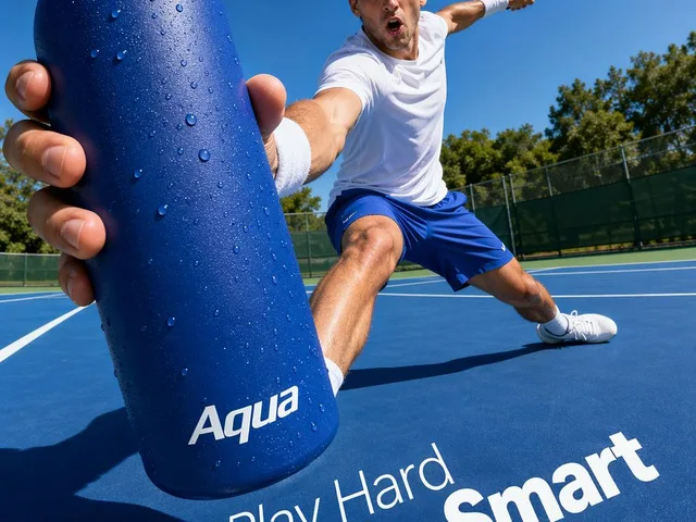 Tennis Hydration Ad Poster preview image 1