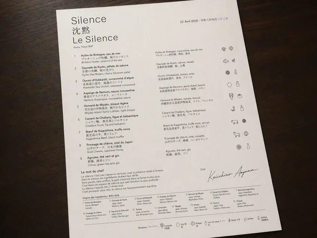 Luxury Bilingual Tasting Menu Photo preview image 1