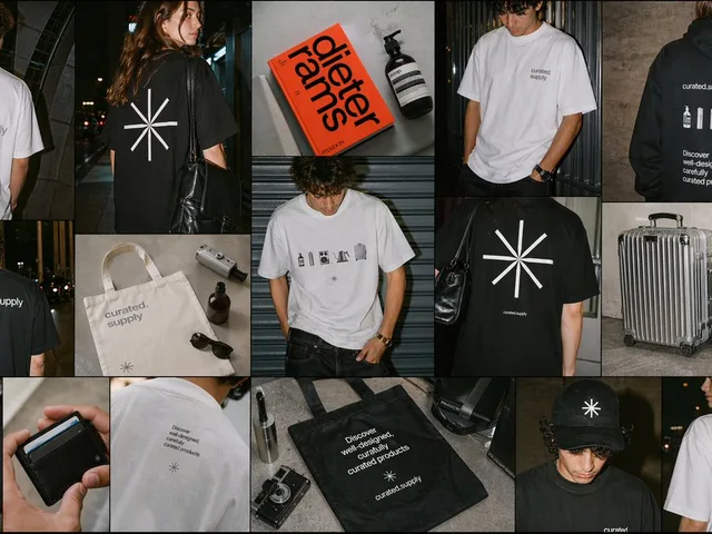 Minimal Streetwear Merch Moodboard preview image 1