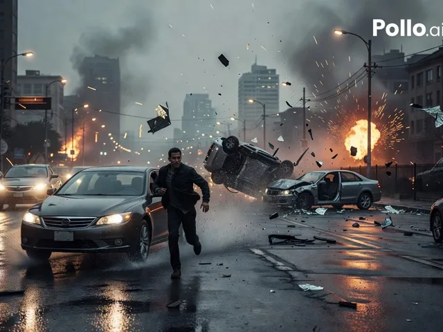 Cinematic City Crash Explosion preview image 1