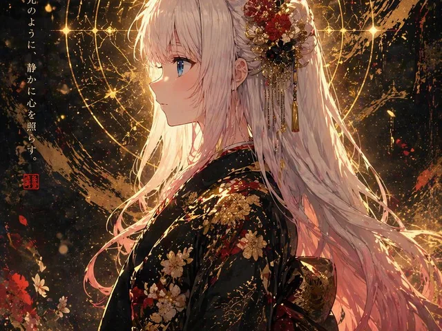 Fox Spirit Kimono Portrait preview image 1