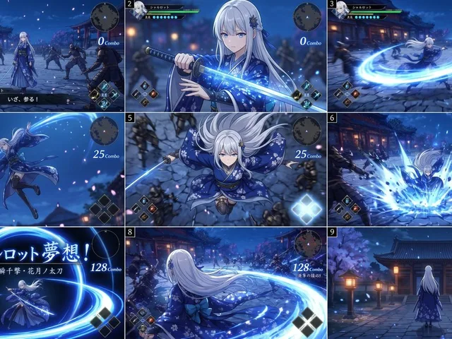 Anime RPG Sword Attack Storyboard preview image 1