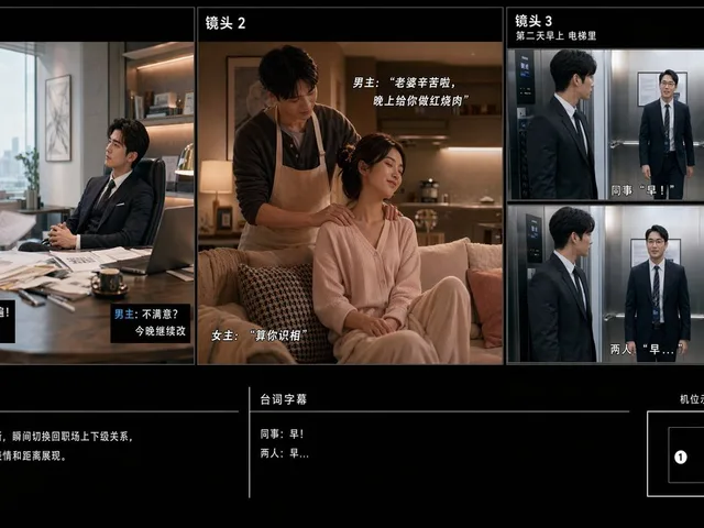 Chinese Drama Storyboard Sheet preview image 1