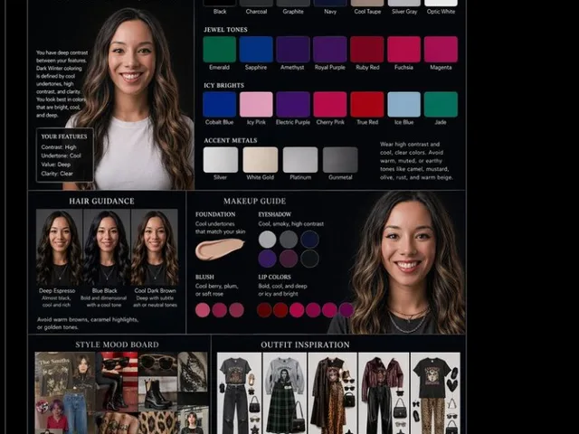 Dark Winter Color Analysis Tweet preview image 1