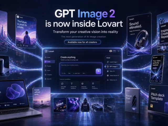 Futuristic GPT Image 2 Launch Banner preview image 1
