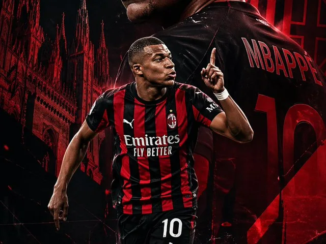 AC Milan Mbappé Transfer Poster preview image 1