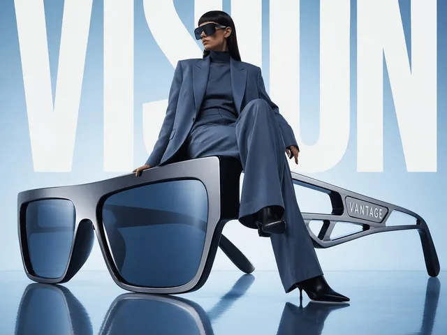 Avant-Garde Eyewear Fashion Ad preview image 1