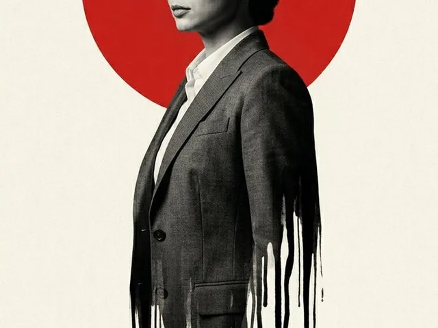 Noir Man With Red Sun Poster preview image 1