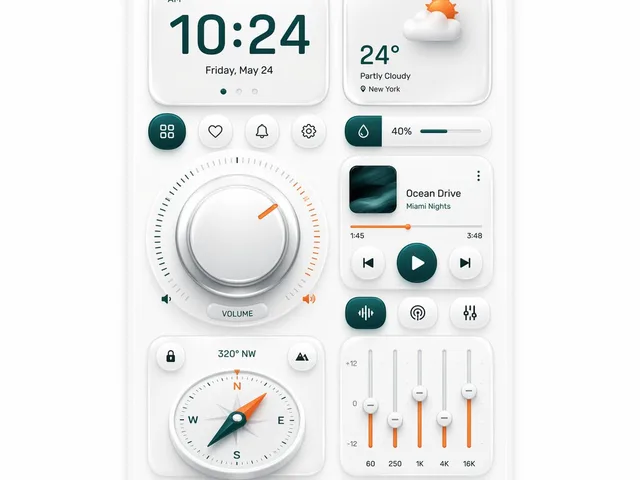 Neumorphic Smart Dashboard UI preview image 1