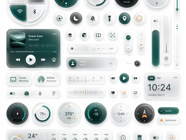 Glassmorphism Smart UI Kit preview image 1