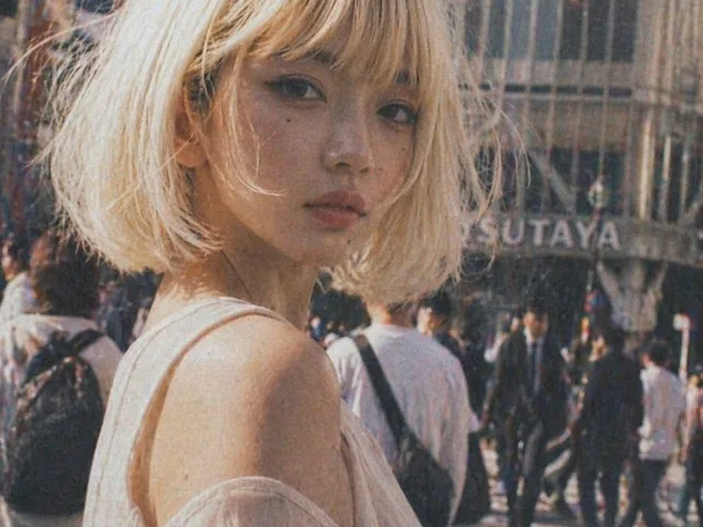 Vintage Shibuya Street Portrait preview image 1