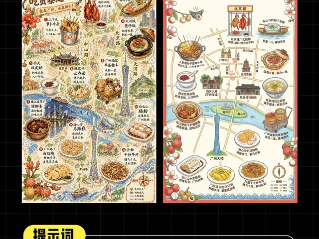 AI Guangzhou Food Map Comparison preview image 1