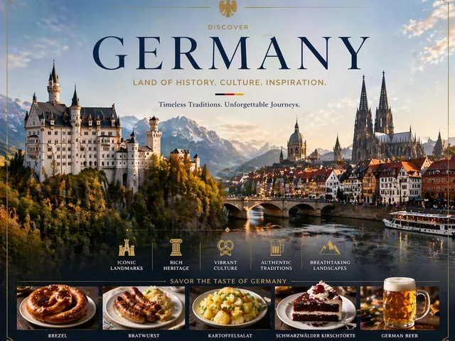 Luxury Germany Travel Poster preview image 1