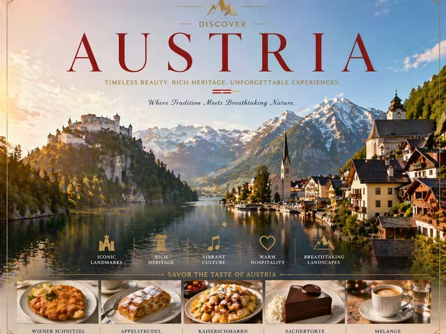 Luxury Austria Travel Poster preview image 1