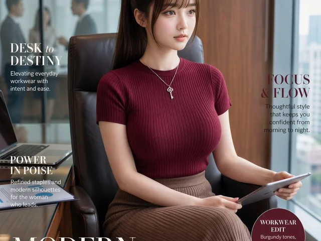 Office Fashion Magazine Cover preview image 1