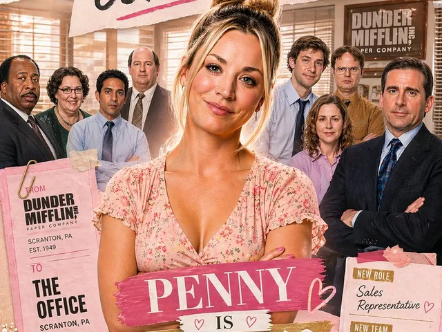 Pink Office Transfer Announcement Poster preview image 1