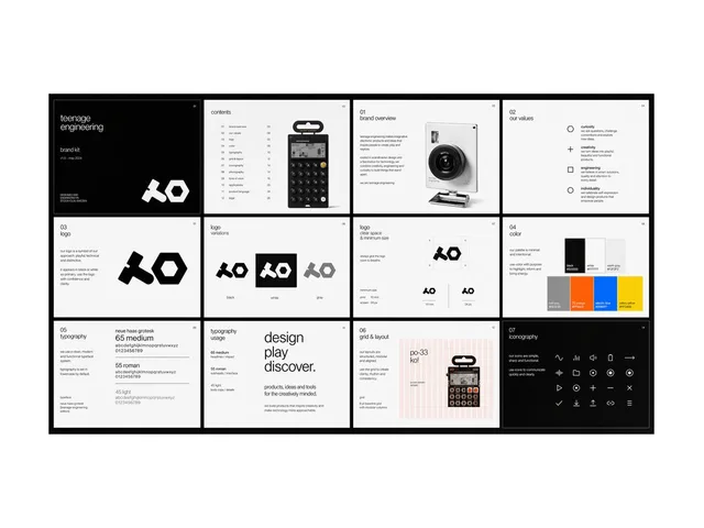 Minimal Brand Guideline Board preview image 1
