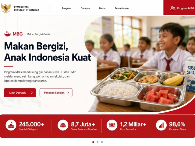 Indonesian School Nutrition Landing Page preview image 1