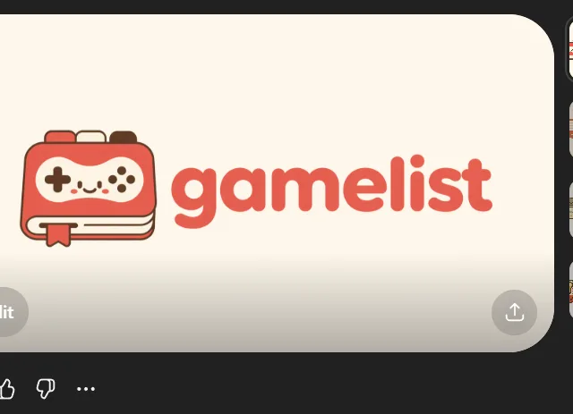 Cute Gamelist App Logo Mockup preview image 1
