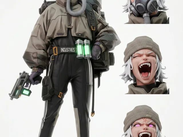 Futuristic Tactical Character Sheet preview image 1