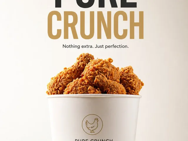 Minimalist Product Ad: PURE CRUNCH preview image 1