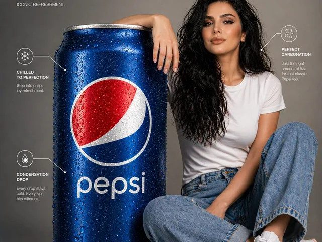 Pepsi Infographic Advertisement preview image 1
