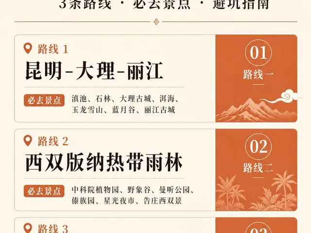 Chinese Yunnan Travel Guide Poster preview image 1
