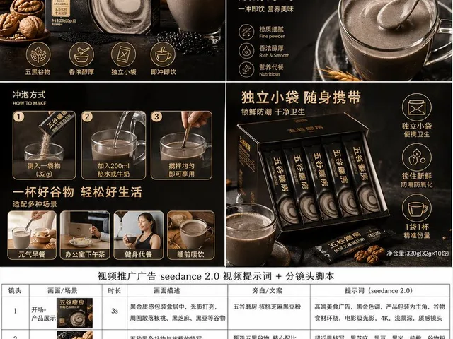 Premium Grain Powder Ad Board preview image 1