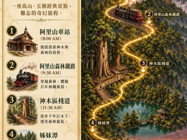 Alishan One-Day Travel Poster preview image 1