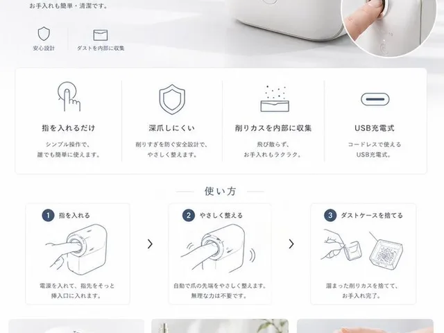 Japanese Nail Trimmer Landing Page preview image 1