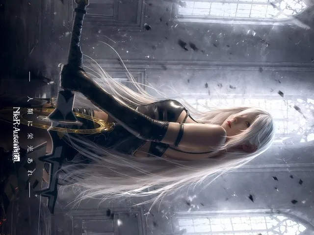 Gothic Android Warrior Cathedral Key Art preview image 1