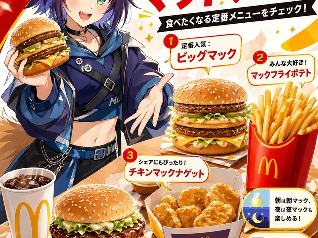 Anime McDonald's Recommendation Poster preview image 1