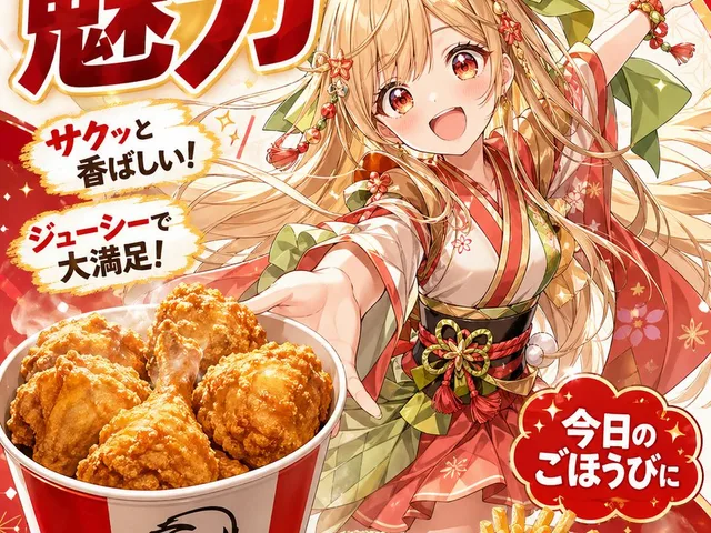 Anime KFC Princess Promo Poster preview image 1