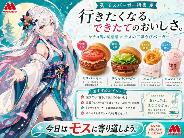 Anime MOS Burger Promo Poster preview image 1