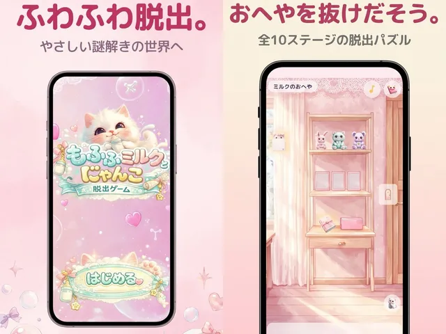 Pastel Japanese Mobile Game Store Screenshot preview image 1