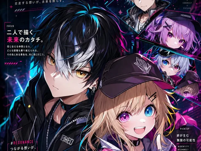 Cyberpunk Anime Magazine Cover preview image 1