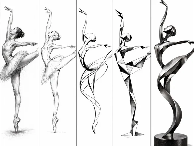 Artistic Progression Ballerina Sculpture preview image 1